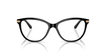 Burberry BE2280 Eyeglasses Frame in 3001 Black, front view