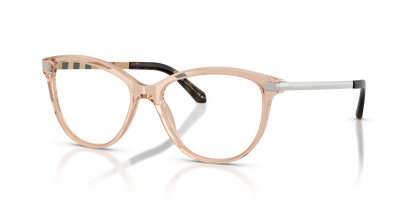 Burberry BE2280 Eyeglasses Frame in 3358 Transparent Peach