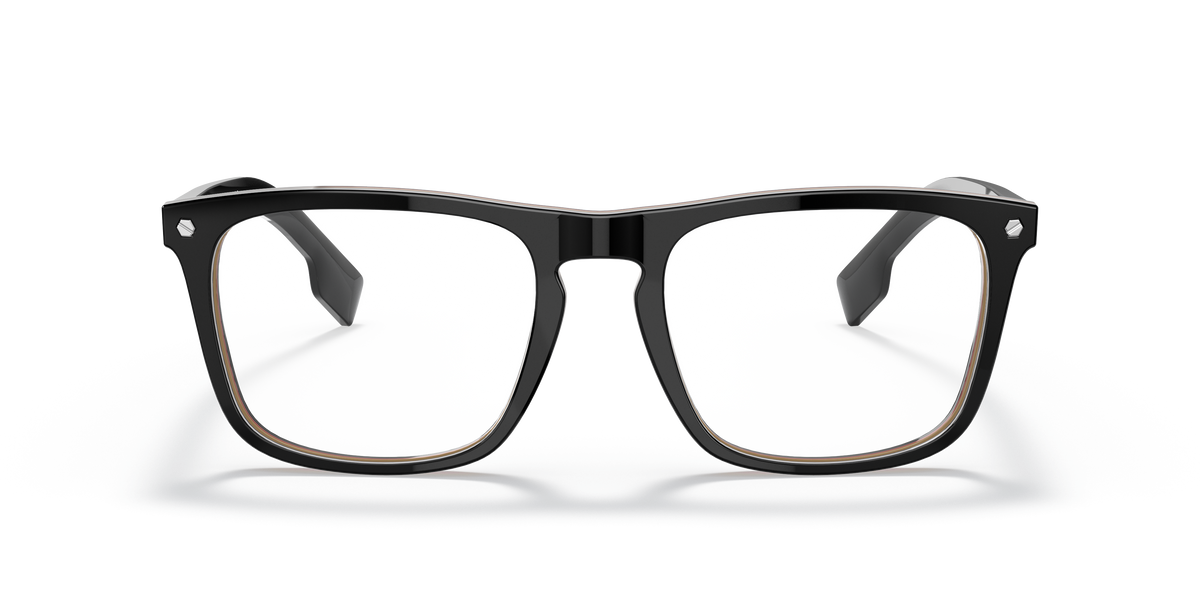 Burberry BE2340 Bolton Eyeglasses Frame in 3798 Black, front view