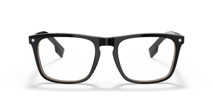 Burberry BE2340 Bolton Eyeglasses Frame in 3798 Black, front view
