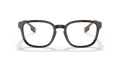Burberry BE2344 Edison Eyeglasses Frame in 3952 Black, front view