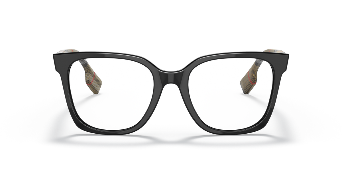 Burberry BE2347 Evelyn Eyeglasses Frame in 3942 Black, front view