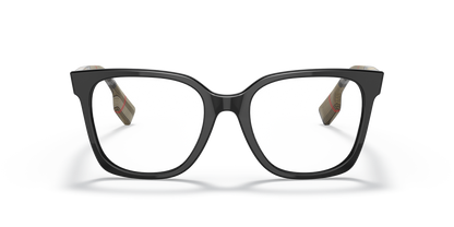 Burberry BE2347 Evelyn Eyeglasses Frame in 3942 Black, front view
