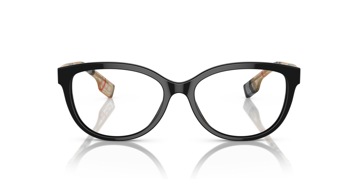 Burberry BE2357 Esme Eyeglasses Frame in 3757 Black, front view
