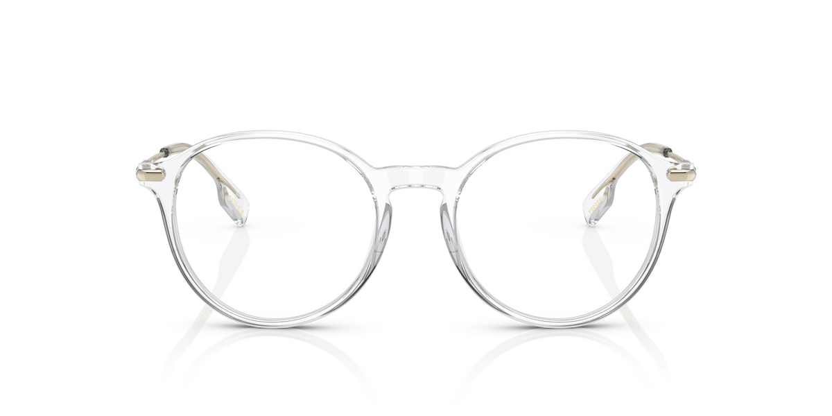 Burberry BE2365 Alisson Eyeglasses Frame in 3024 Transparent, front view