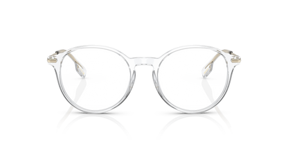 Burberry BE2365 Alisson Eyeglasses Frame in 3024 Transparent, front view