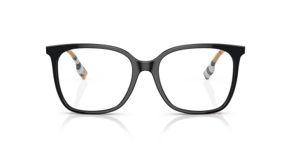 Burberry BE2367 Louise Eyeglasses Frame in 3853 Black, front view
