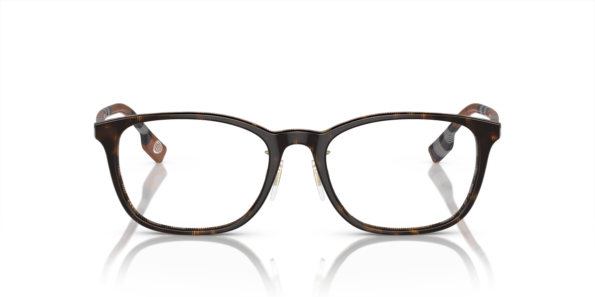 Burberry BE2371D Eyeglasses Frame in 4102 Top Dark Havana/Check Brown, front view