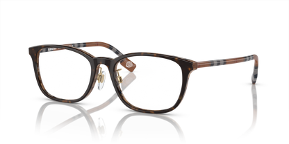 Burberry BE2371D Eyeglasses Frame in 4102 Top Dark Havana/Check Brown