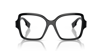 Burberry BE2374 Eyeglasses Frame in 3001 Black, front view