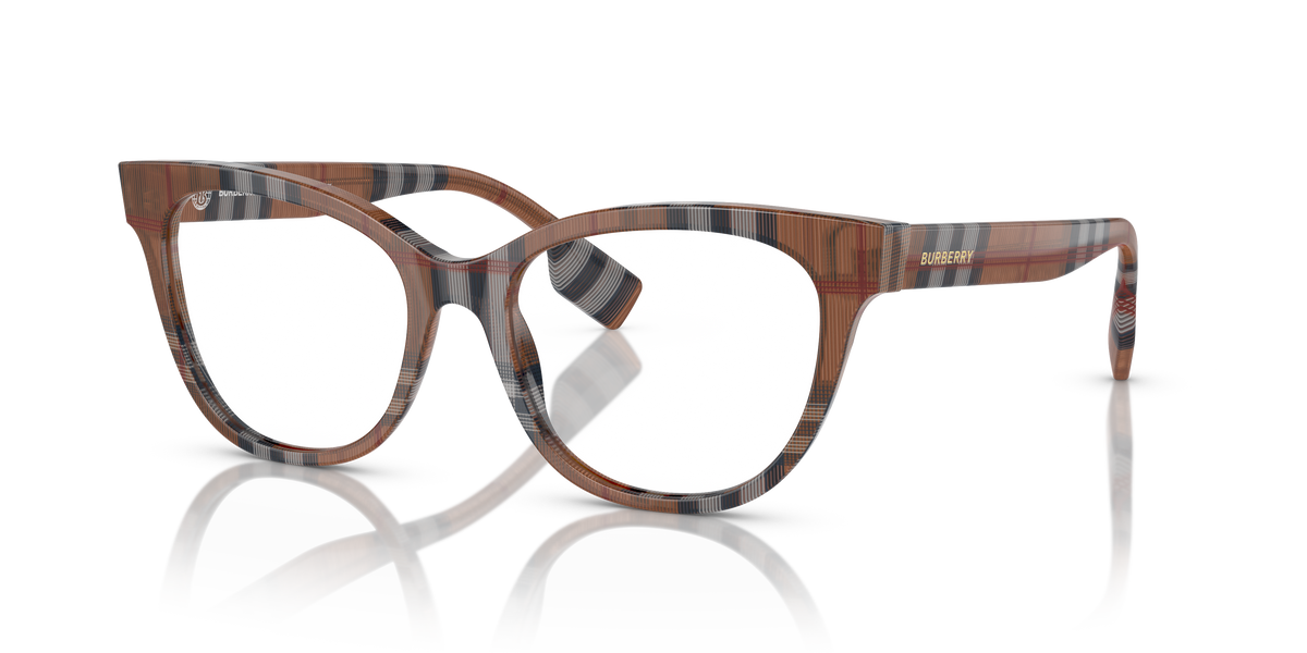 Burberry BE2375 Evelyn Eyeglasses Frame in 3966 Check Brown