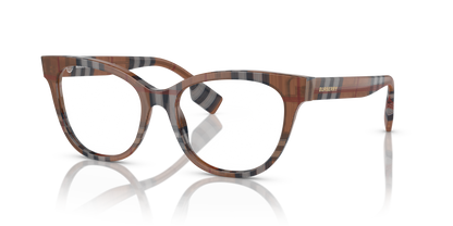 Burberry BE2375 Evelyn Eyeglasses Frame in 3966 Check Brown