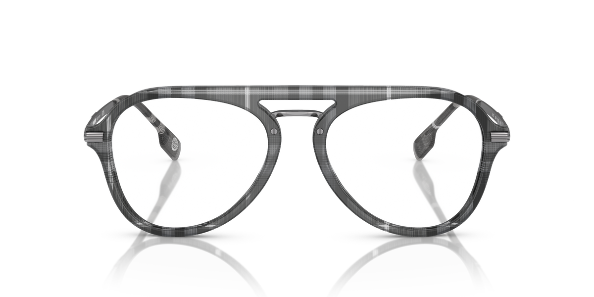 Burberry BE2377 Bailey Eyeglasses Frame in 3804 Charcoal Check, front view