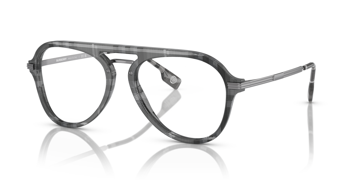 Burberry BE2377 Bailey Eyeglasses Frame in 3804 Charcoal Check