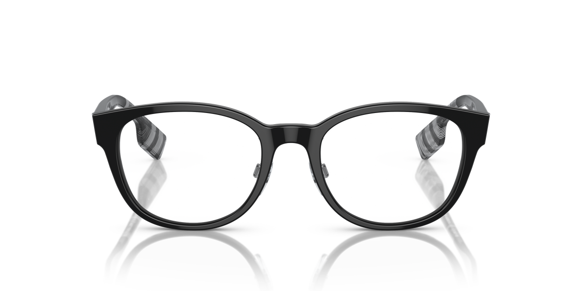 Burberry BE2381D Peyton Eyeglasses Frame in 3001 Black, front view