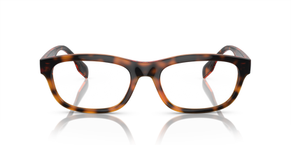 Burberry BE2385U Eyeglasses Frame in 3002 Dark Havana, front view