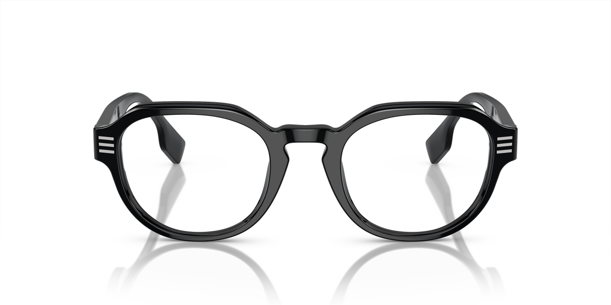 Burberry BE2386 Eyeglasses Frame in 3001 Black, front view
