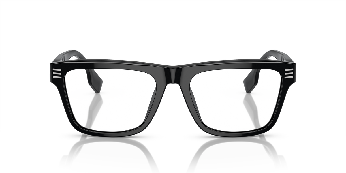 Burberry BE2387 Eyeglasses Frame in 3001 Black, front view