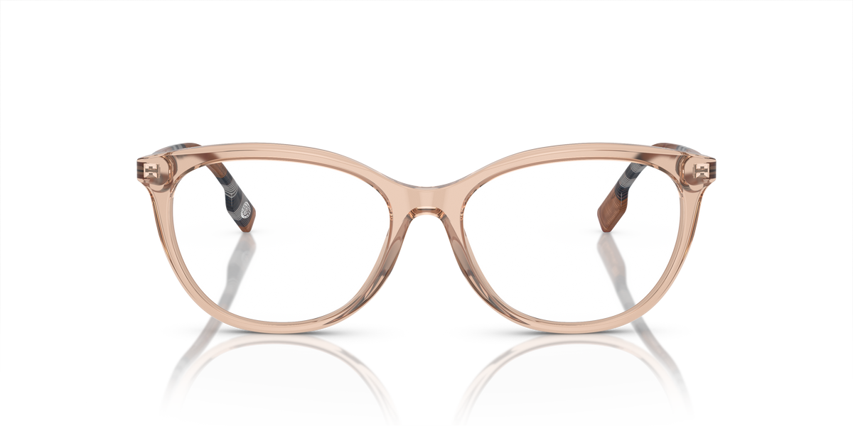 Burberry BE2389 Eyeglasses Frame in 4088 Peach, front view