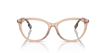 Burberry BE2389 Eyeglasses Frame in 4088 Peach, front view