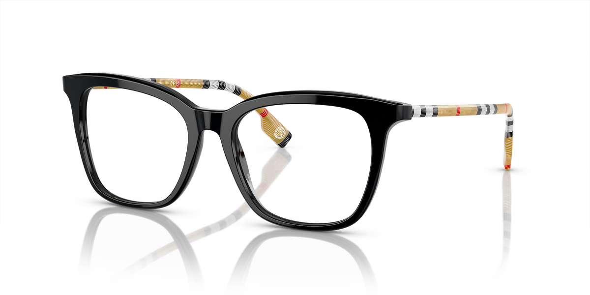Burberry BE2390 Eyeglasses Frame in 3853 Black