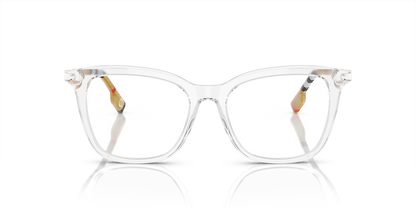 Burberry BE2390 Eyeglasses Frame in 3889 Transparent, front view