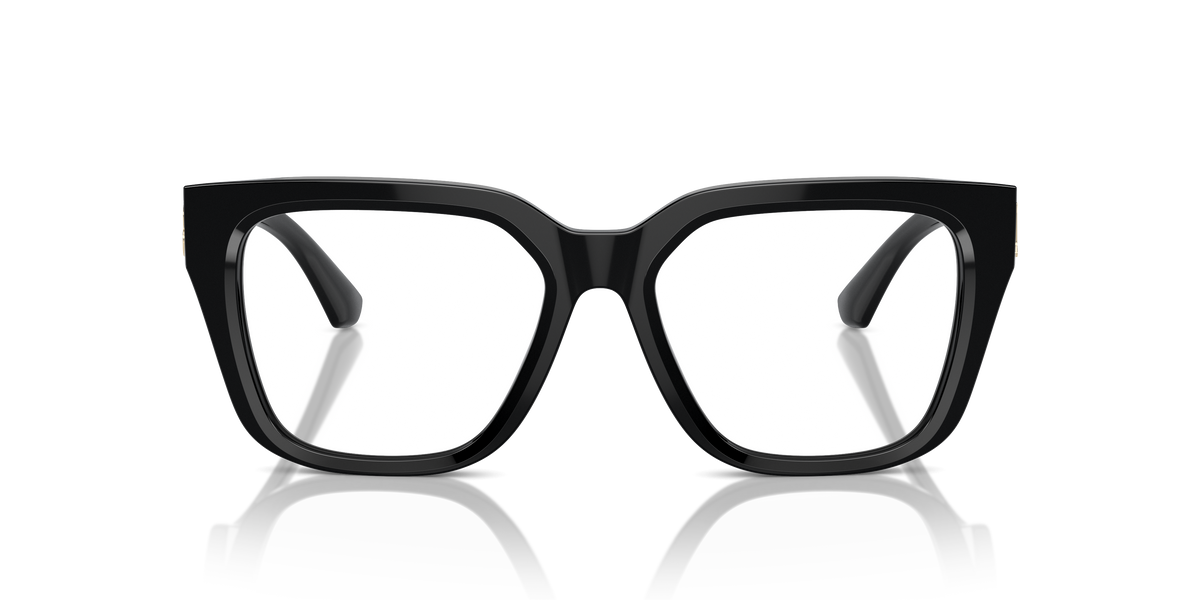 Burberry BE2403 Eyeglasses Frame in 3001 Black, front view
