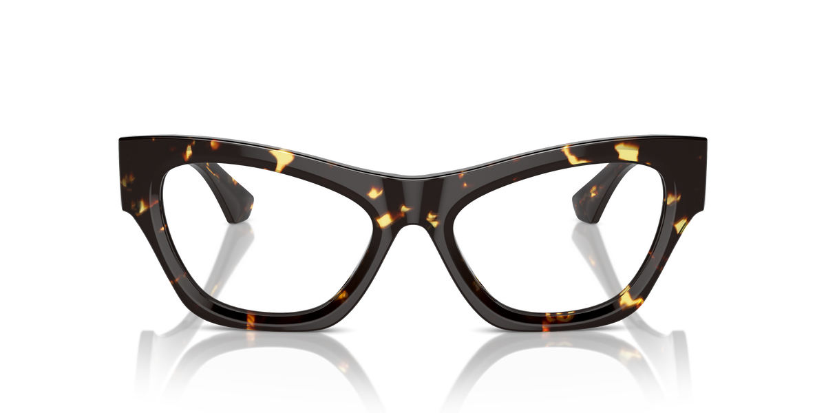 Burberry BE2405U Eyeglasses Frame in 4106 Dark Havana, front view