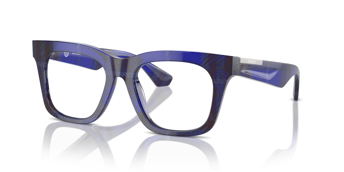 Burberry BE2407 Eyeglasses Frame in 4114 Check Blue