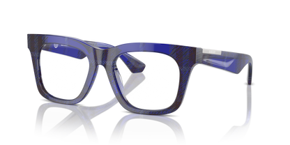 Burberry BE2407 Eyeglasses Frame in 4114 Check Blue