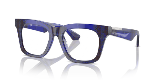 Burberry BE2407 Eyeglasses Frame in 4114 Check Blue