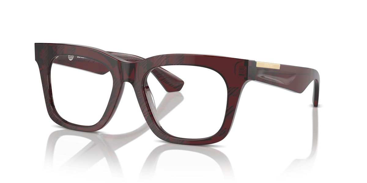 Burberry BE2407 Eyeglasses Frame in 4115 Check Red