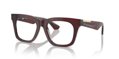 Burberry BE2407 Eyeglasses Frame in 4115 Check Red