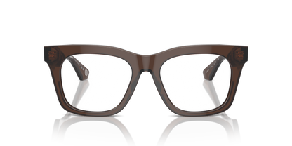 Burberry BE2407 Eyeglasses Frame in 4116 Brown, front view
