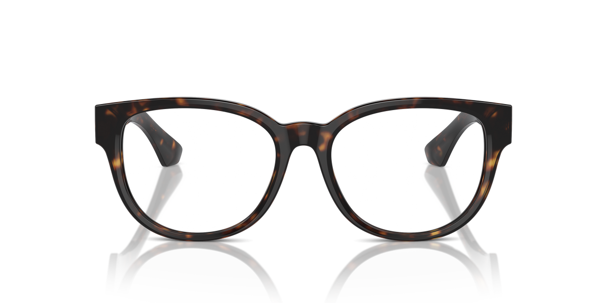 Burberry BE2410 Eyeglasses Frame in 3002 Dark Havana, front view