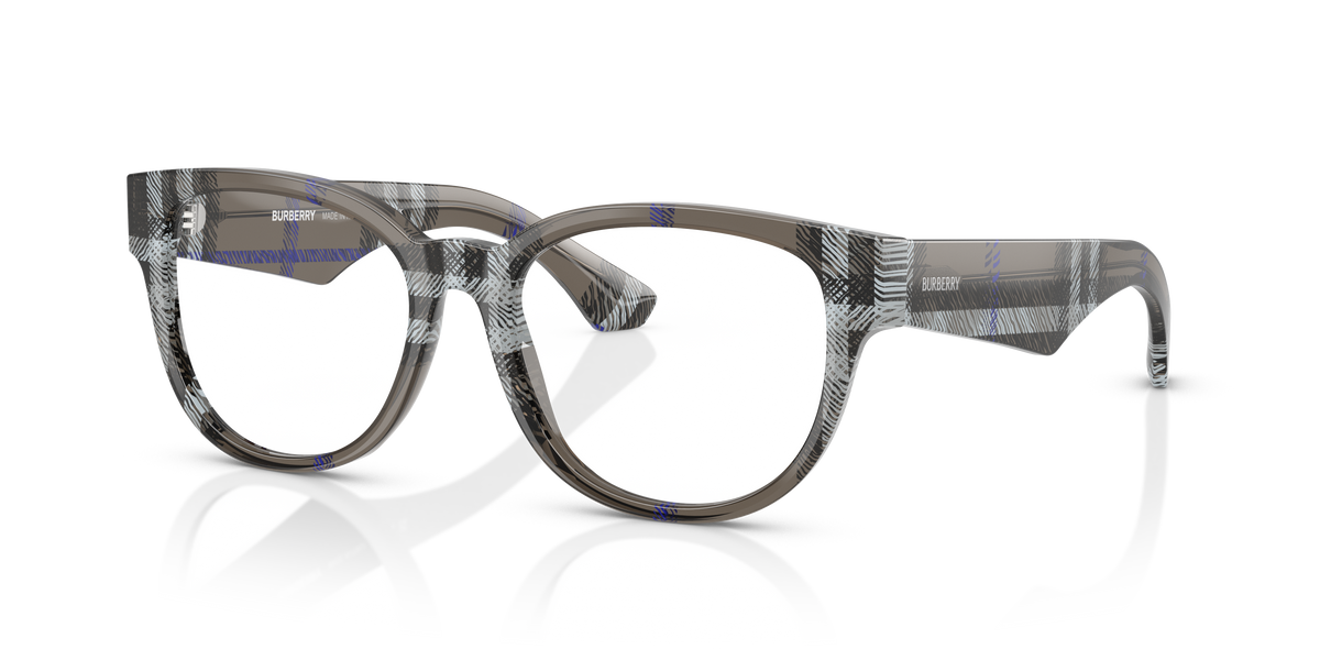 Burberry BE2410 Eyeglasses Frame in 4147 Check Lichen