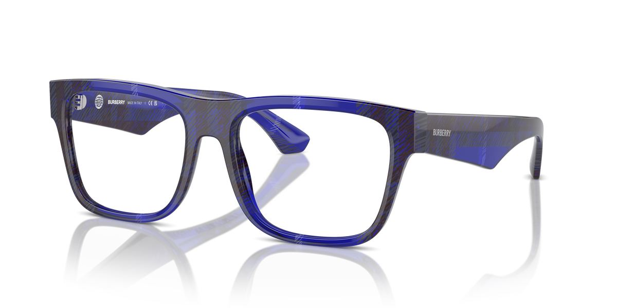 Burberry BE2411 Eyeglasses Frame in 4114 Check Blue