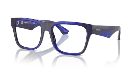 Burberry BE2411 Eyeglasses Frame in 4114 Check Blue