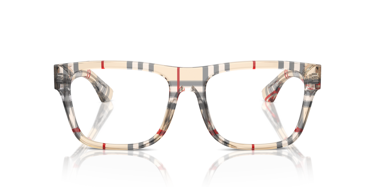 Burberry BE2411 Eyeglasses Frame in 4122 Vintage Check, front view