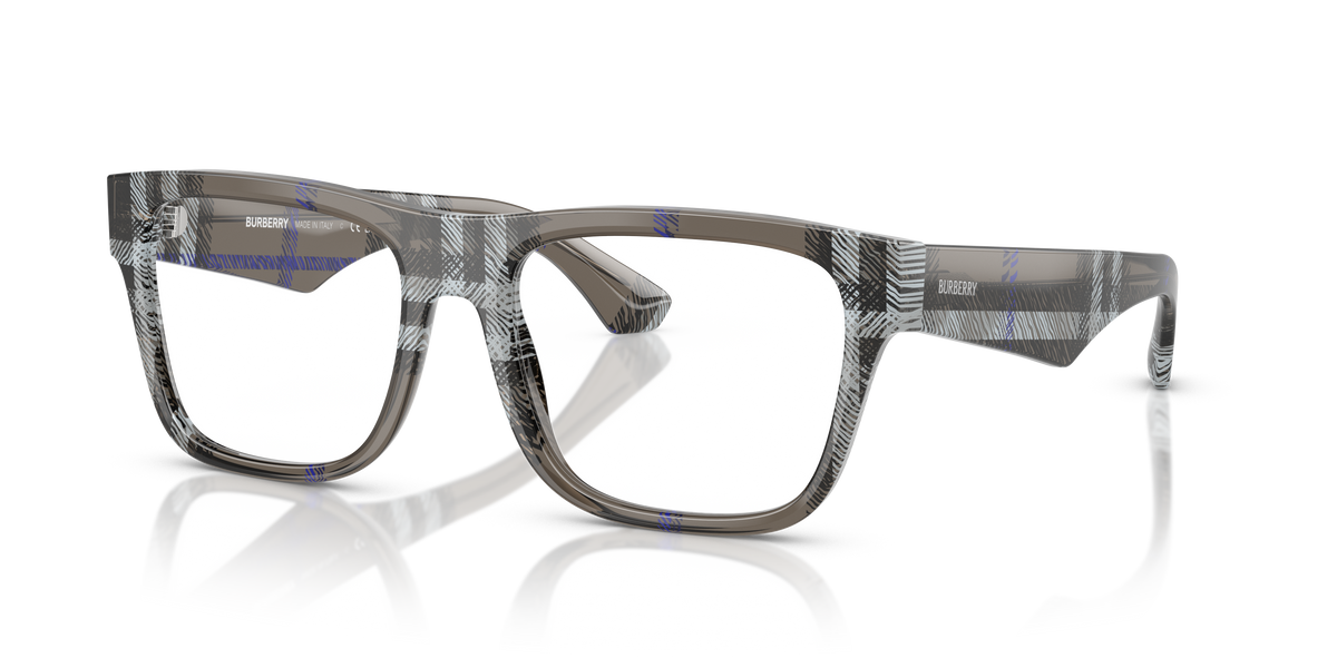 Burberry BE2411 Eyeglasses Frame in 4147 Check Lichen
