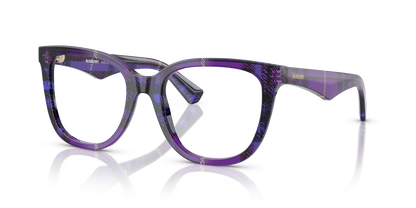 Burberry BE2415 Eyeglasses Frame in 4113 Check Violet