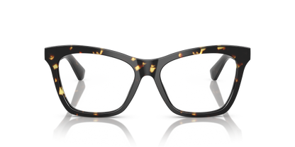 Burberry BE2416 Eyeglasses Frame in 4106 Yellow Havana, front view