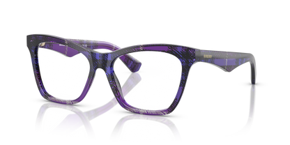 Burberry BE2416 Eyeglasses Frame in 4113 Check Violet