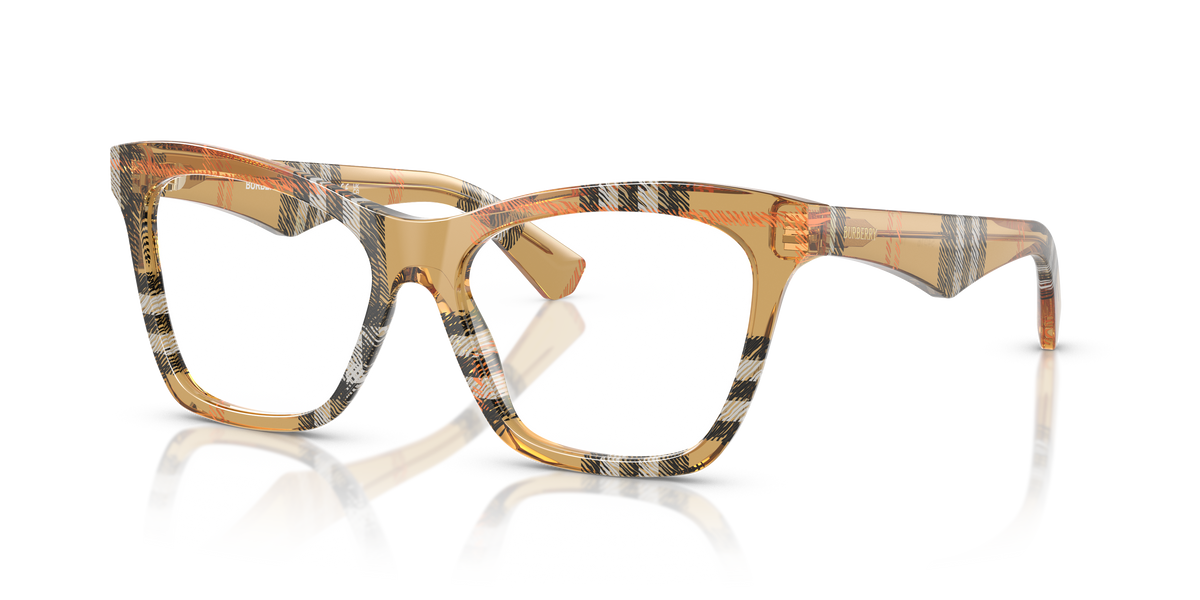 Burberry BE2416 Eyeglasses Frame in 4146 Check Sand