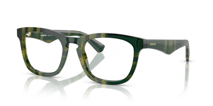 Burberry BE2417 Eyeglasses Frame in 4125 Check Green