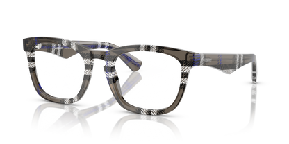 Burberry BE2417 Eyeglasses Frame in 4147 Check Lichen
