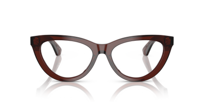 Burberry BE2418U Eyeglasses Frame in 4144 Brown, front view