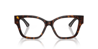 Burberry BE2420 Eyeglasses Frame in 3002 Dark Havana, front view