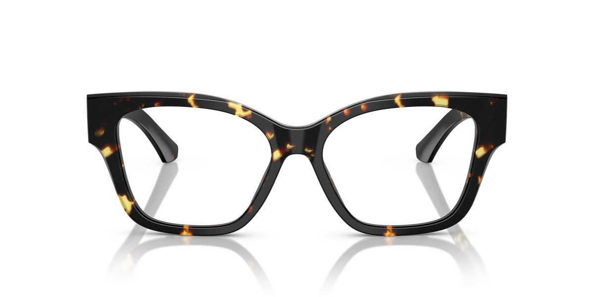 Burberry BE2420 Eyeglasses Frame in 4106 Yellow Havana, front view