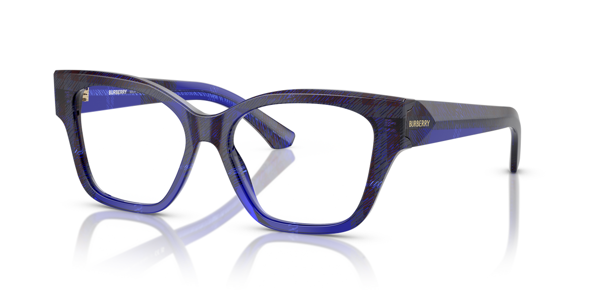 Burberry BE2420 Eyeglasses Frame in 4114 Check Blue